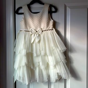 Party dress, never worn, no tag (was a gift), flower, girl dress,